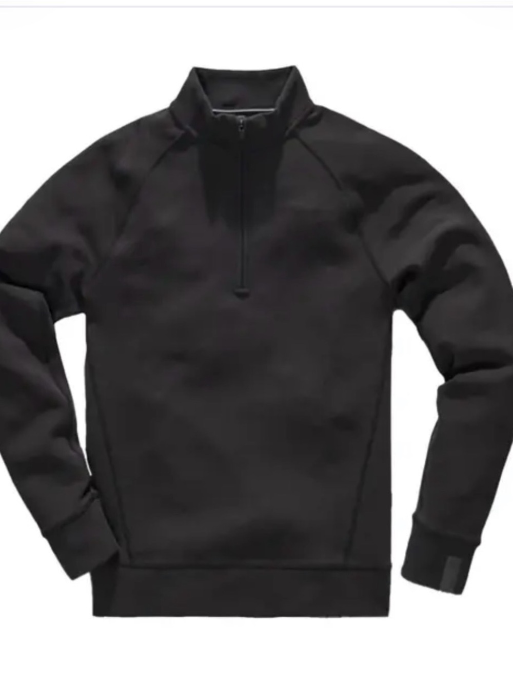 NWT Ten Thousand Recover Mock Neck Quarter Zip Pullover Mens Large Black